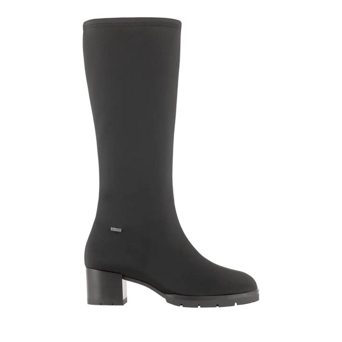 Högl Black Synthetic Mid-Length Block Heel Boots