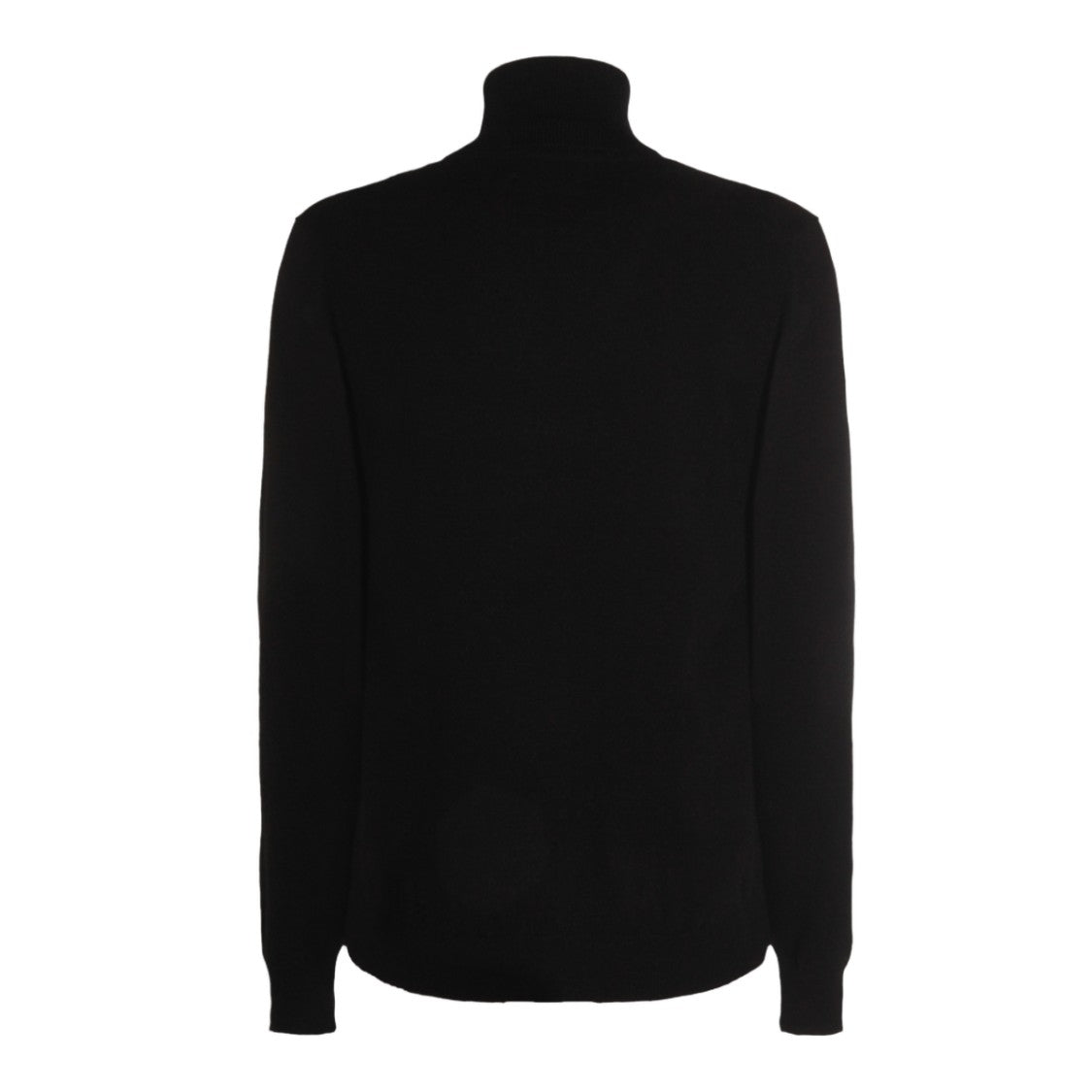 Malo Fitted Turtleneck Sweater With Ribbed Details