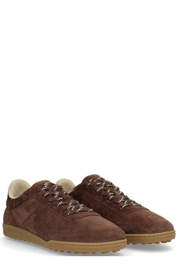 A.P.C. Minimalist Low-Profile Sneakers With Contrasting Laces