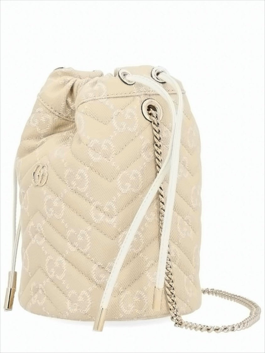 Gucci Quilted Crossbody Bag With Chain Strap