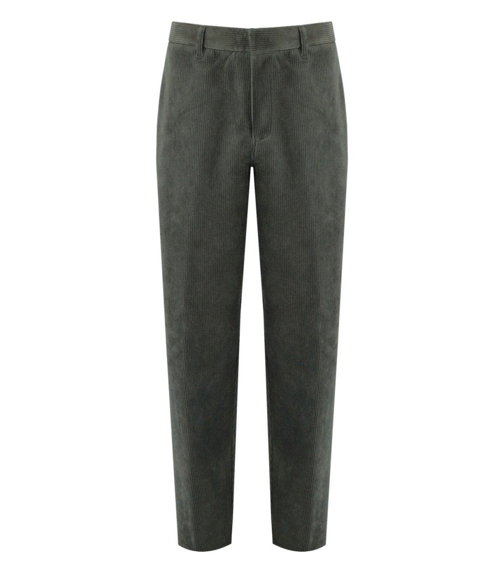 Emporio Armani Green Ribbed Pants