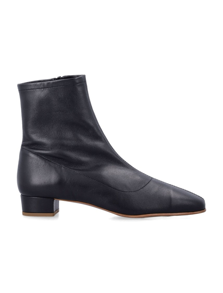 By Far Lambskin Block Heel Boots