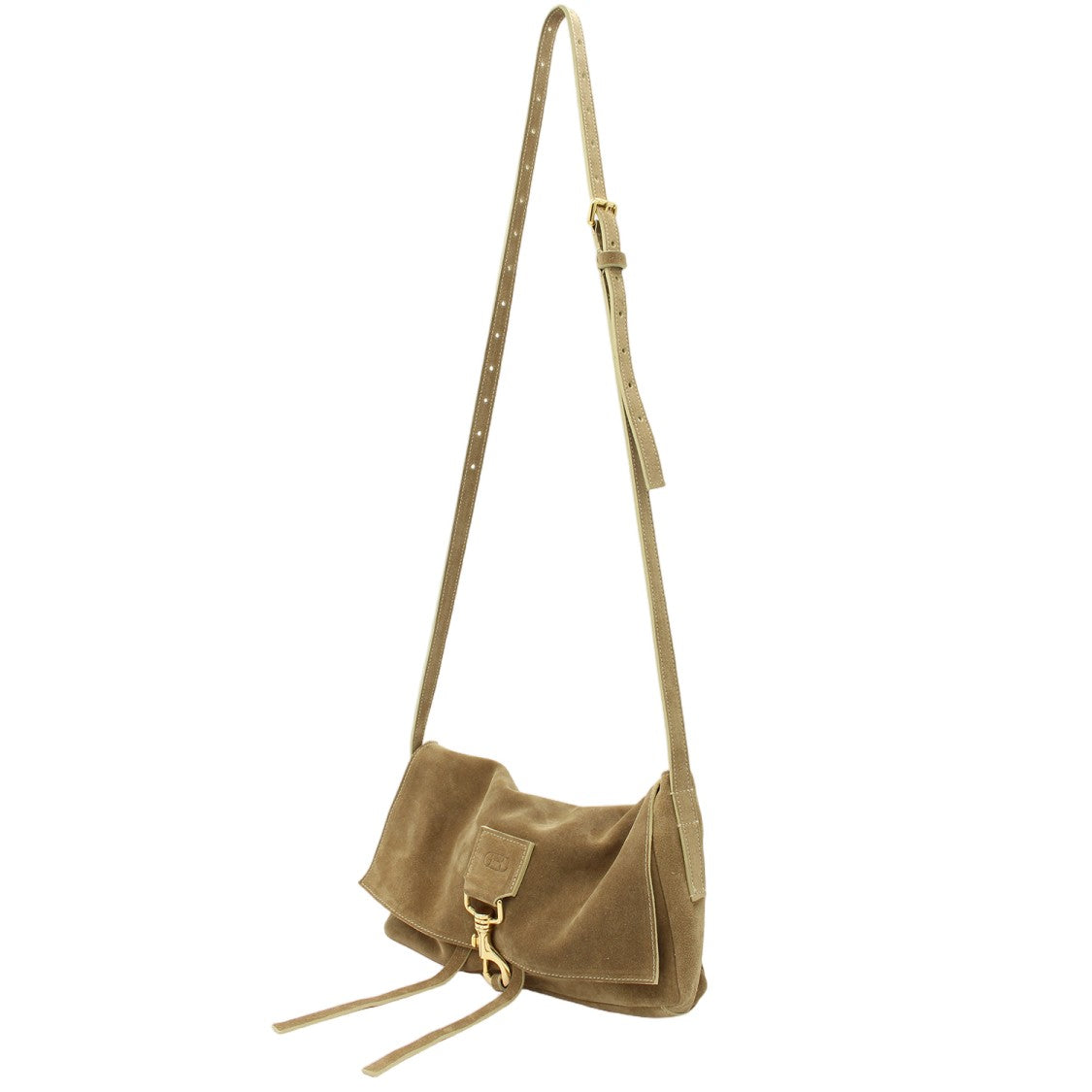 Radica Studio Buttery Suede Bag With Adjustable Drawstring