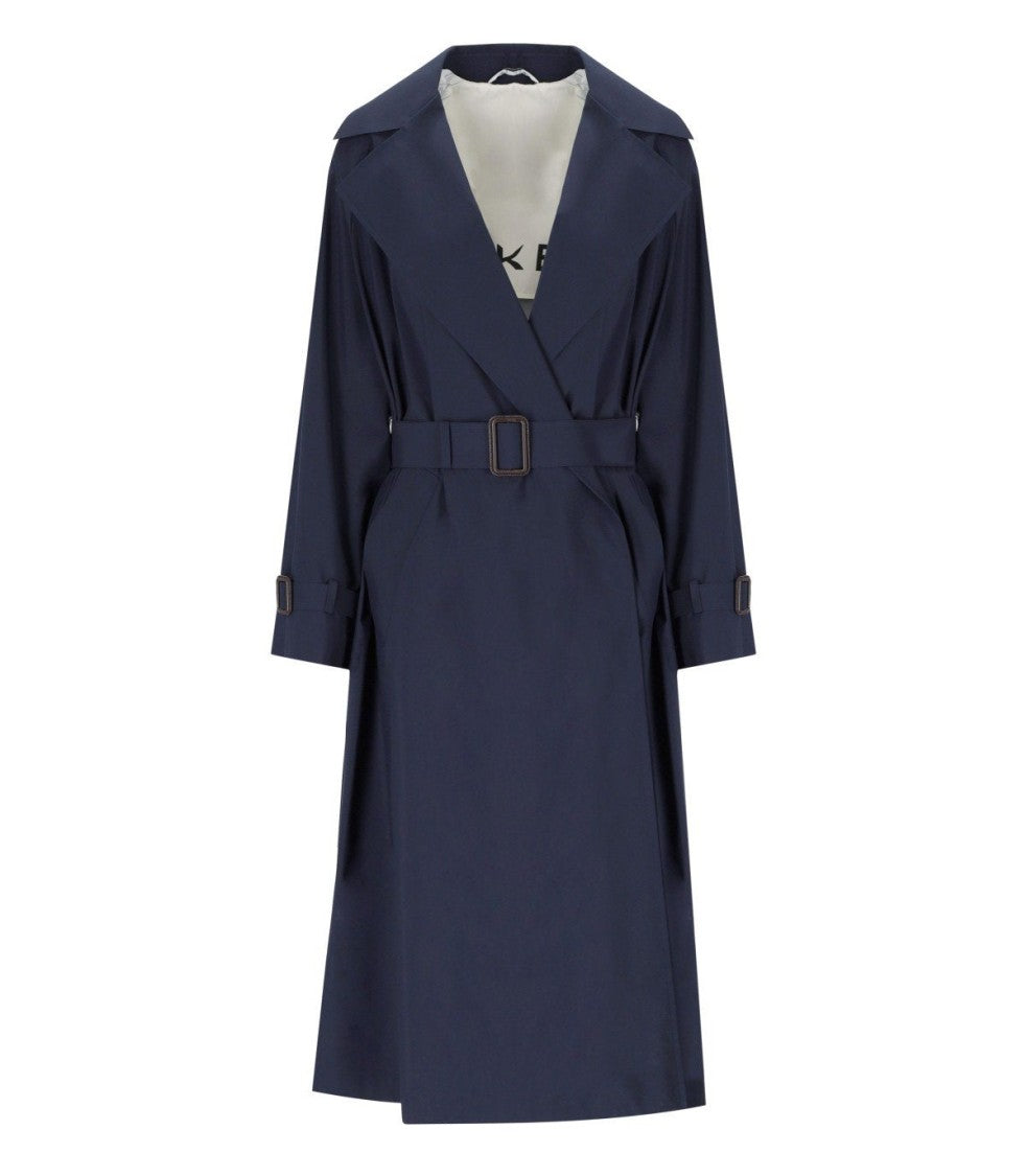 Max Mara Fatto Blue Trench Coat