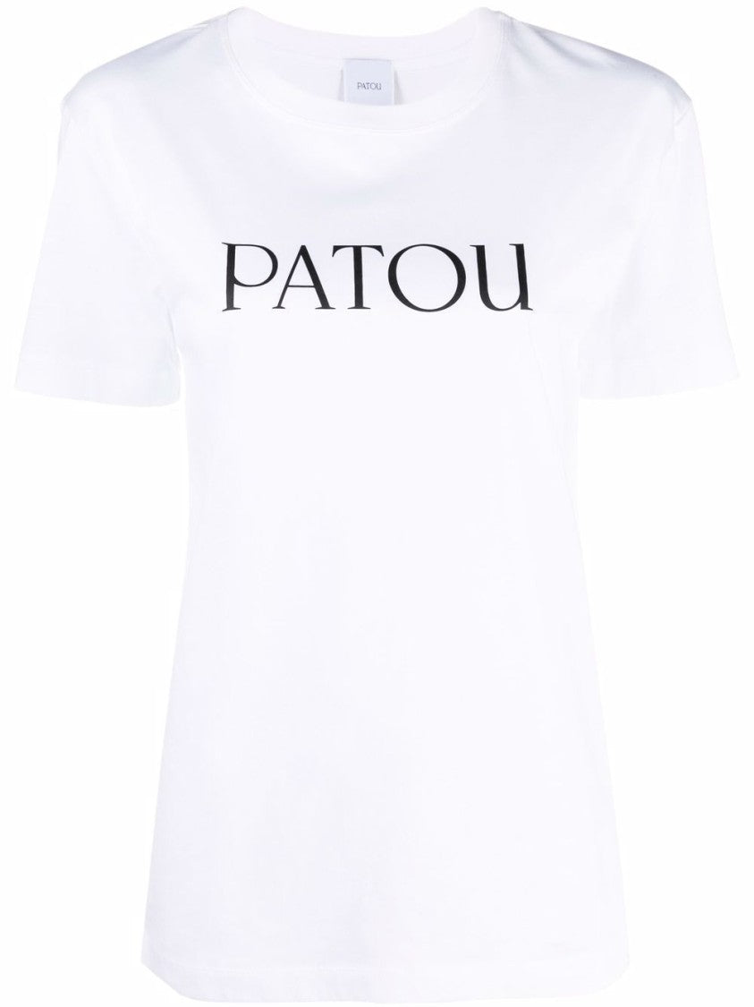 Patou Cotton T-Shirt With Bold Logo Print
