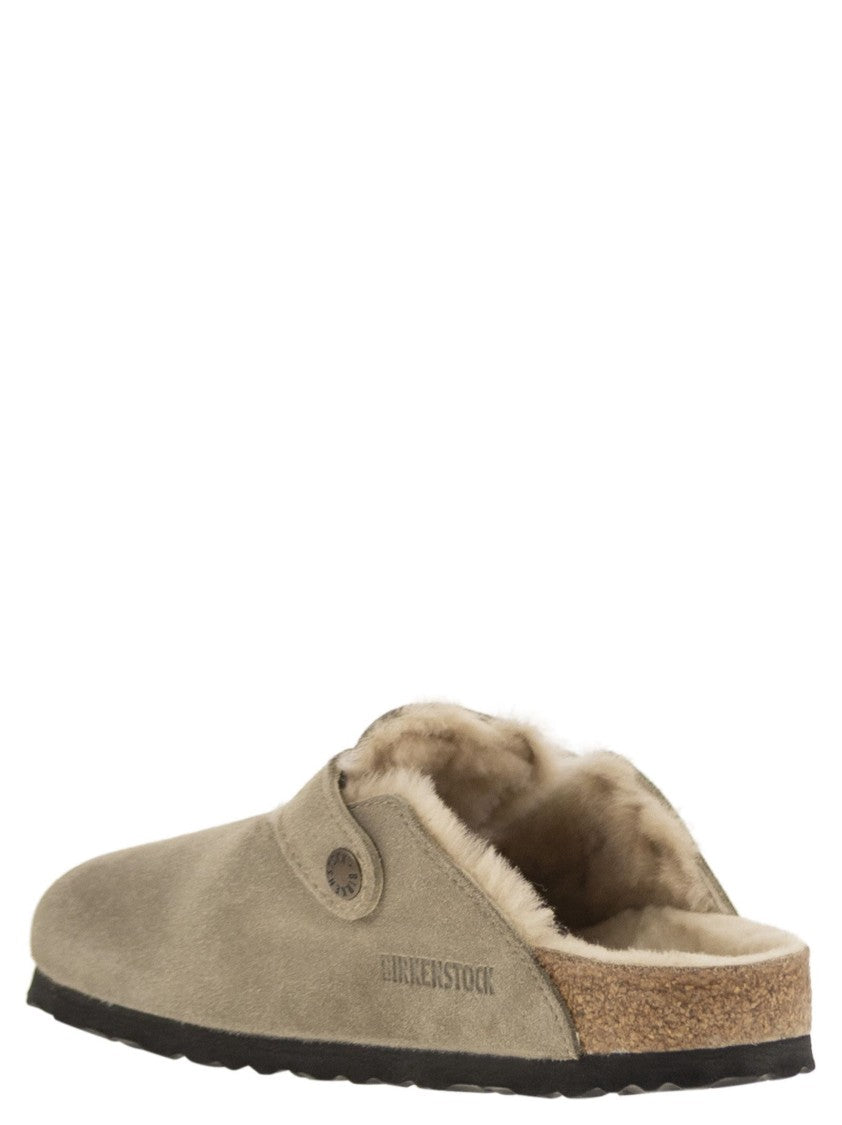 Birkenstock Boston - Sabot With Fur Lining