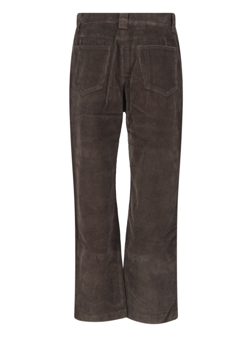 Berner Kuhl Brown Night Corduroy Straight-Leg Pants