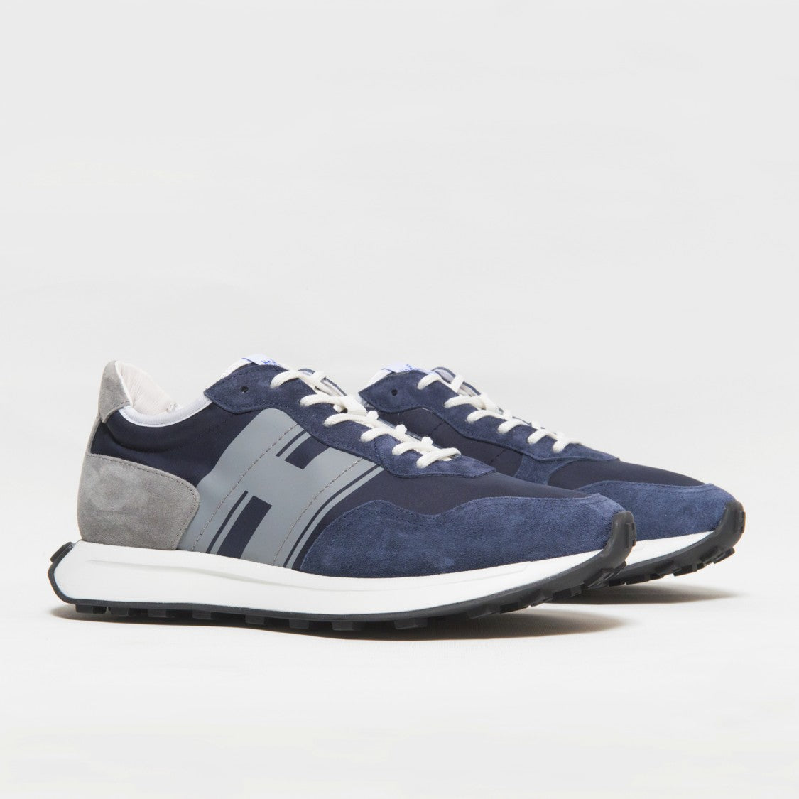 Hogan Blue Suede H601 Sneakers