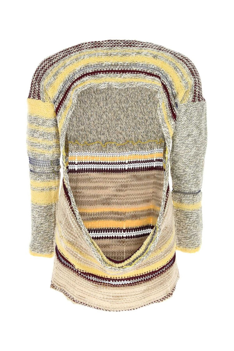 Vitelli Multicolor Regenerated Yarns Oversize Sweater