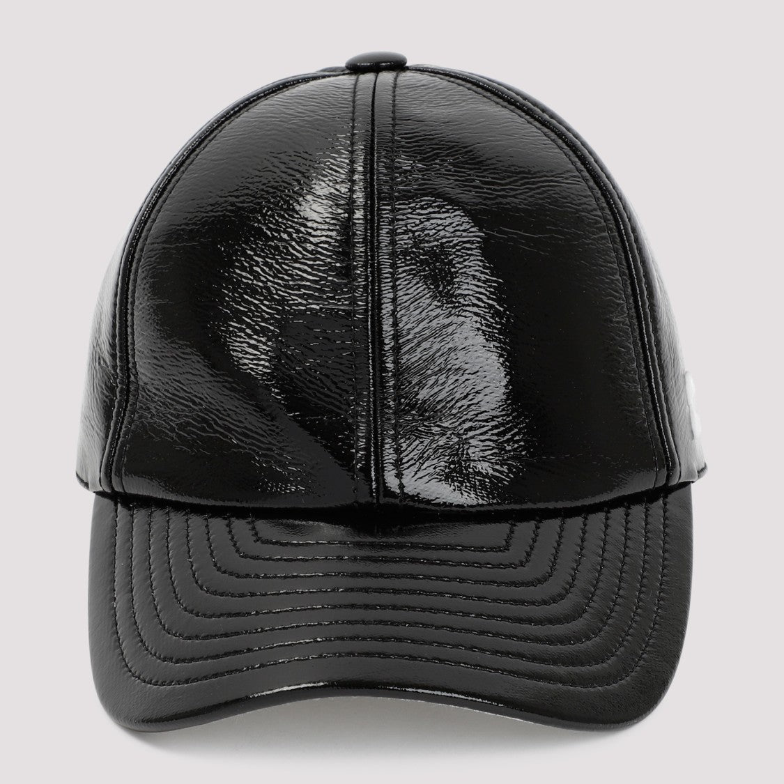 Courrèges Black Signature Vinyl Cap
