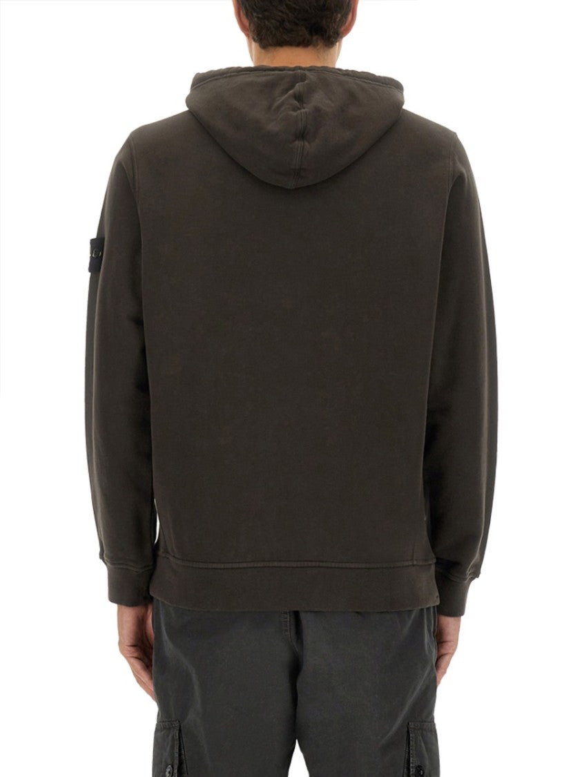 Stone Island Cotton Fleece Sweatshirt