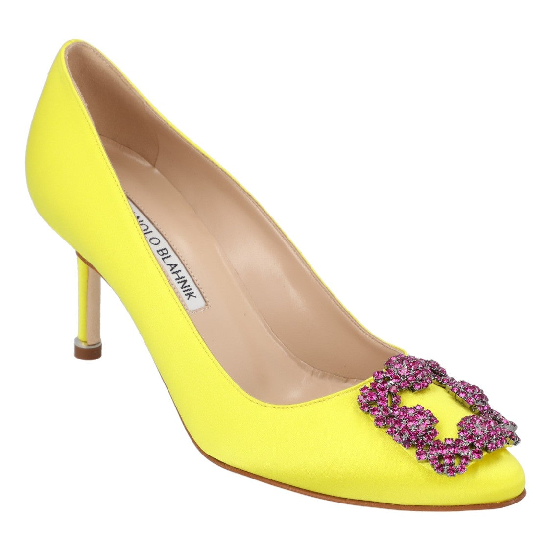 Manolo Blahnik Hangisi 070 Pump Yellow