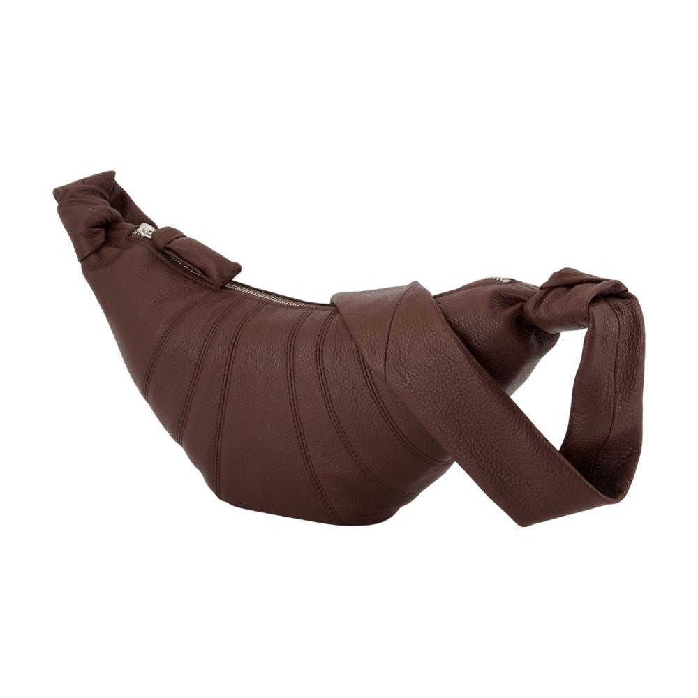 Lemaire Small Croissant Crossbody - Leather - Brown