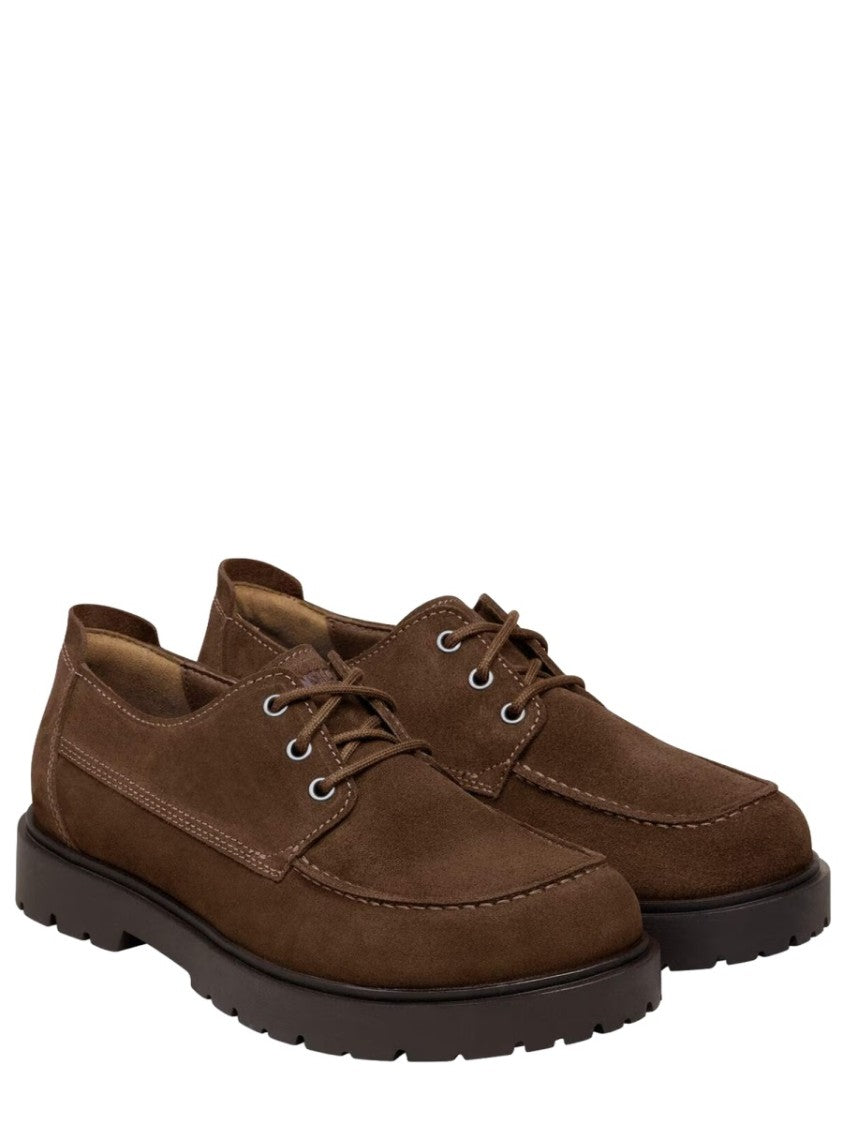 Birkenstock Brown Highwood Lace Low Moccasin Style Shoe