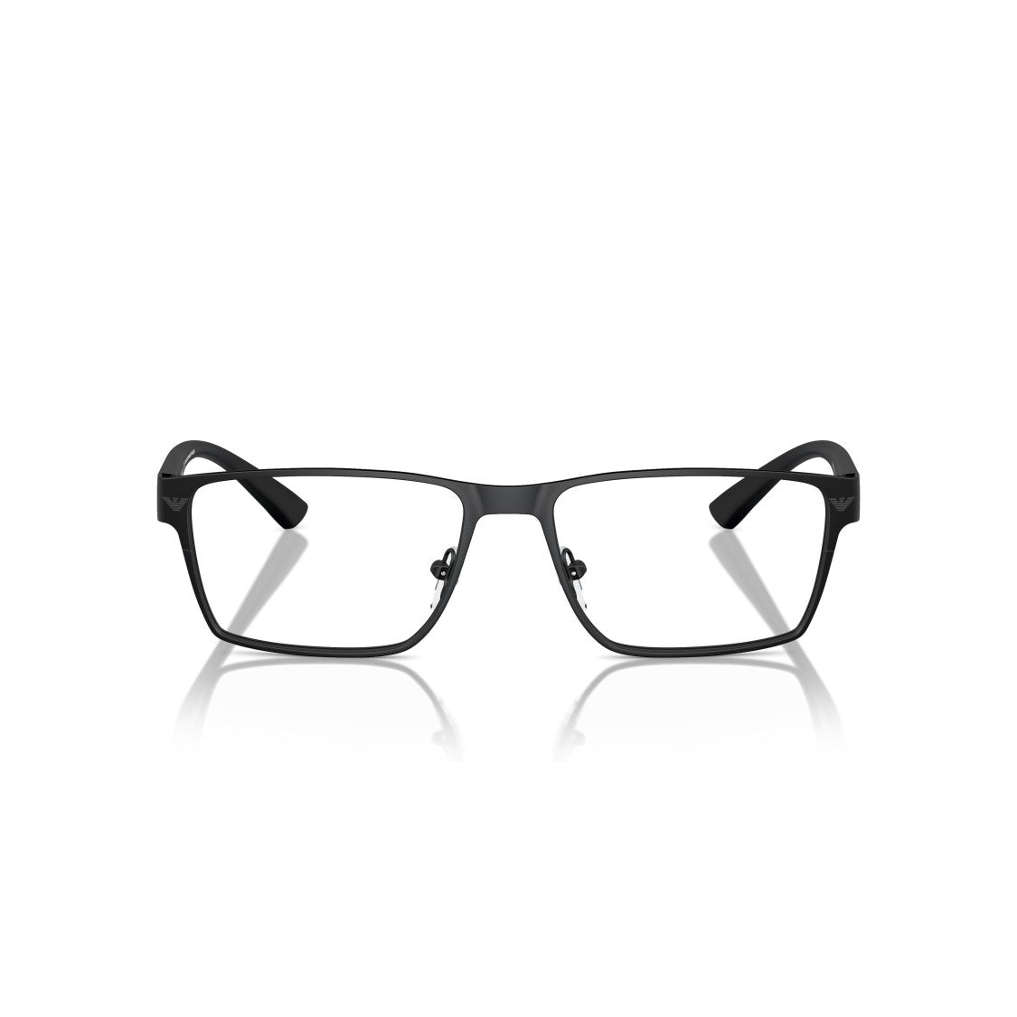 Emporio Armani 0Ea1157 Rectangular Metal Frame Eyeglasses With Matte Finish