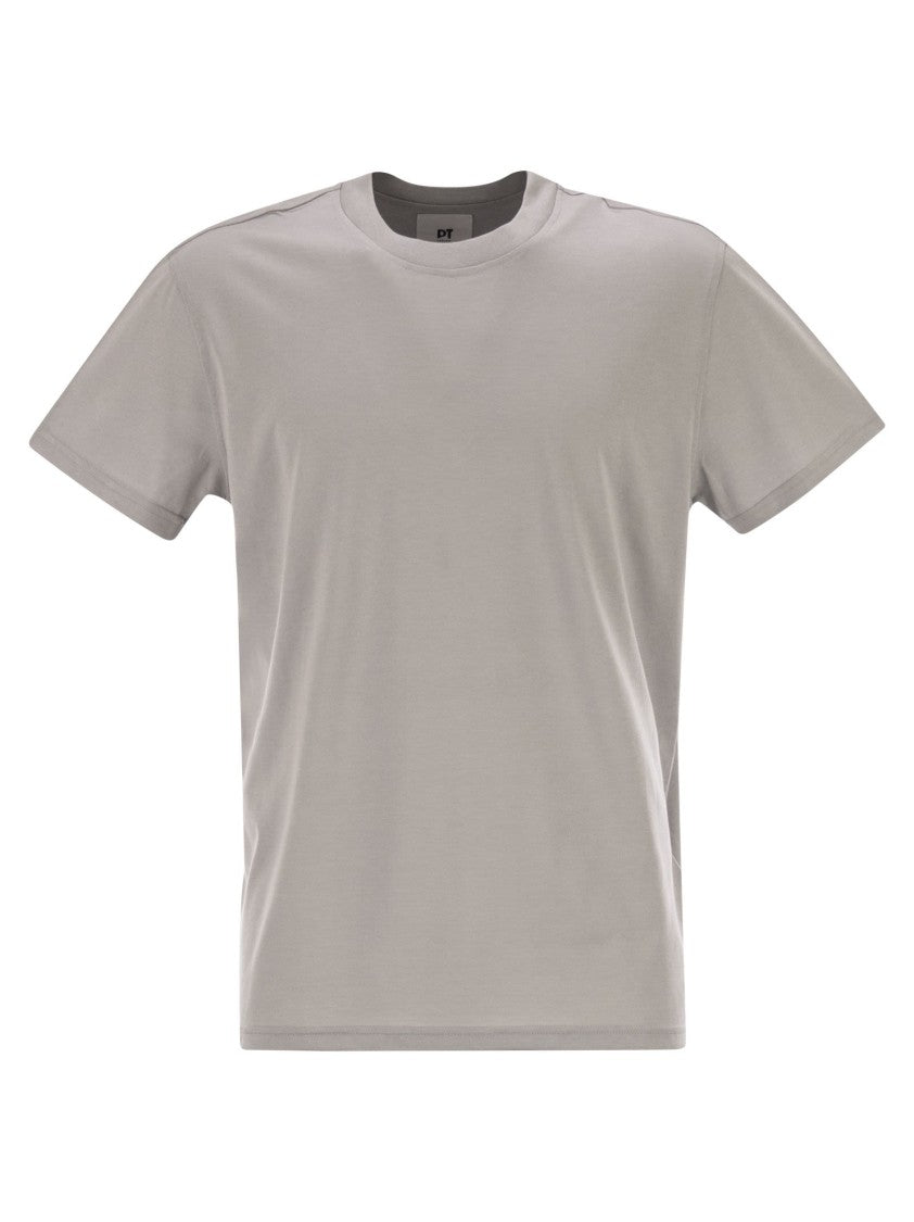 Pt Torino Cotton And Silk Jersey Knit
