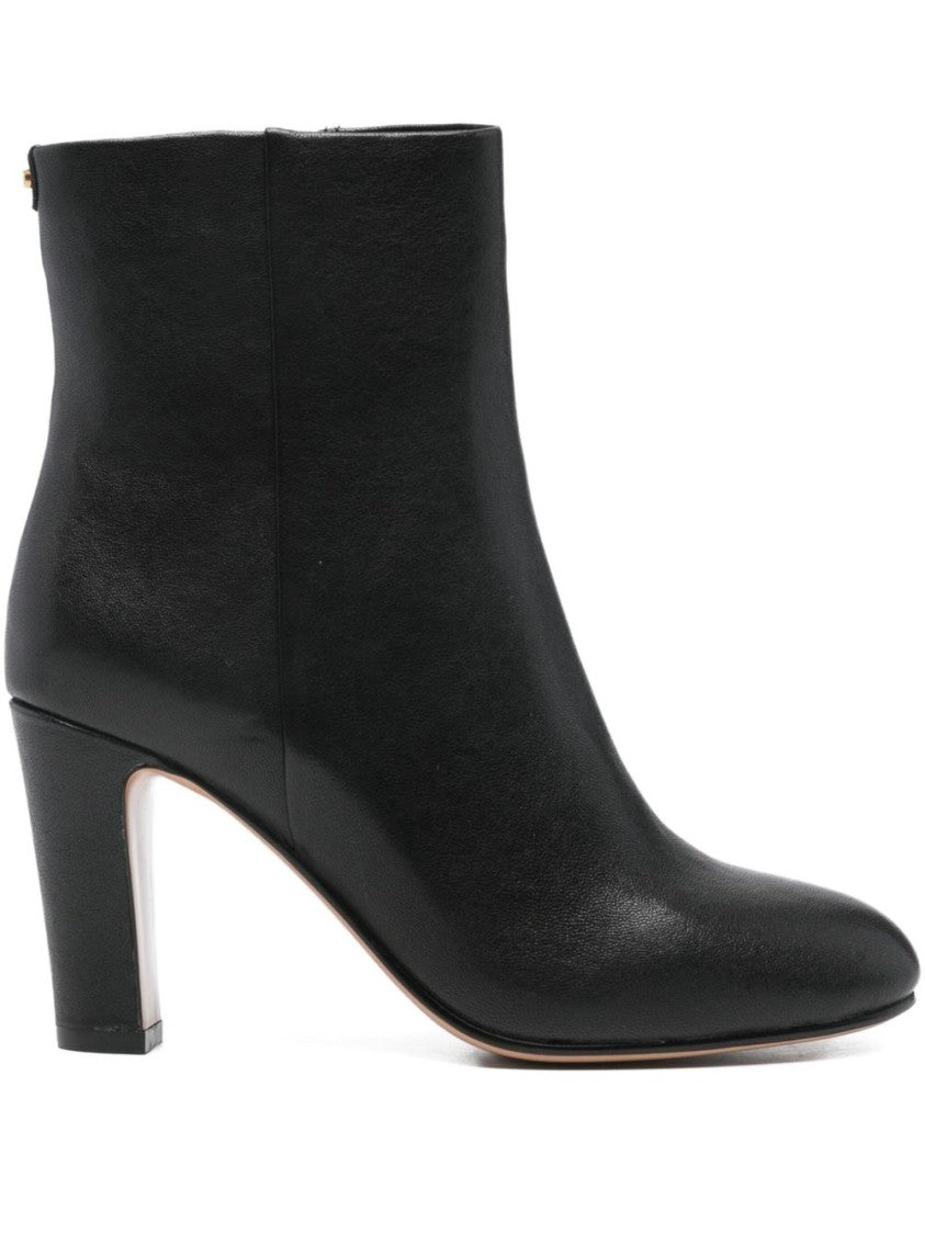 Twin-Set Smooth Leather Ankle Boots
