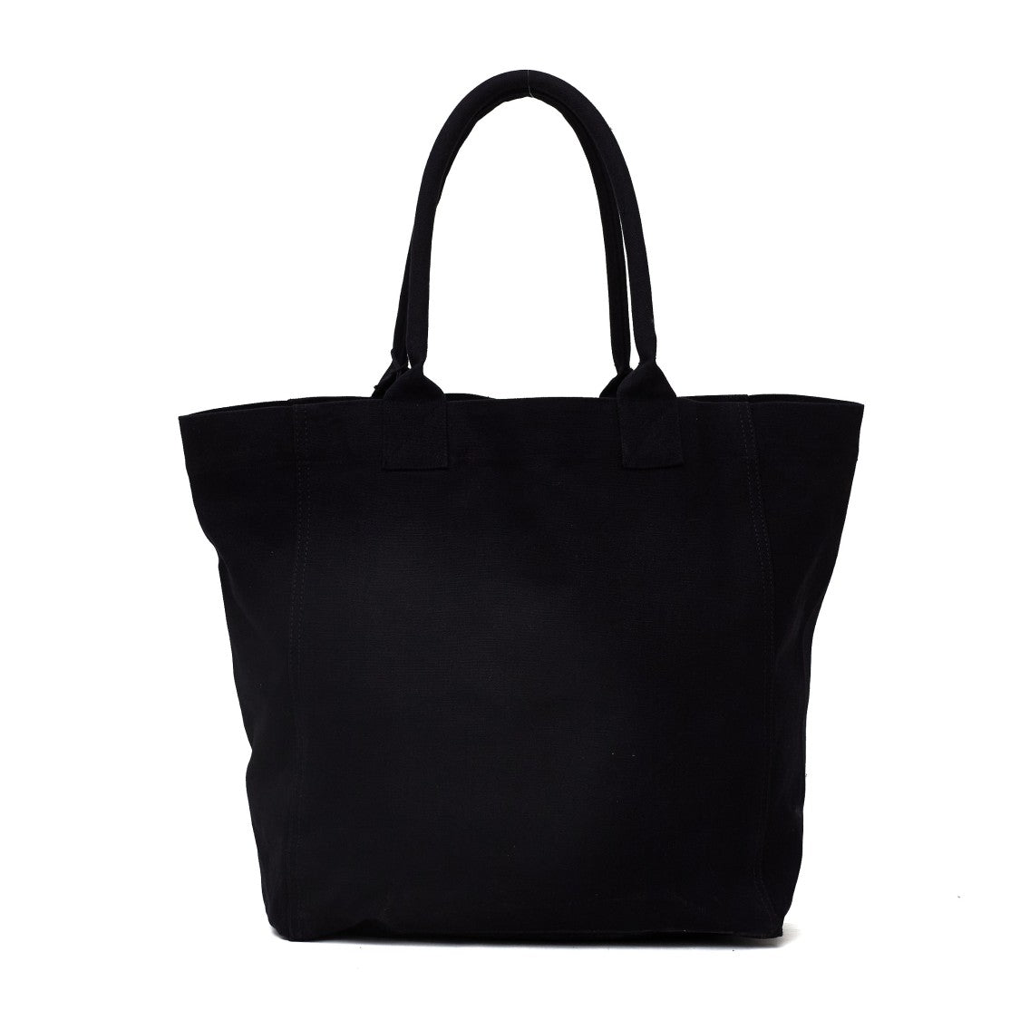 Isabel Marant Yenky Washed Cotton Canvas Logo Tote Bag
