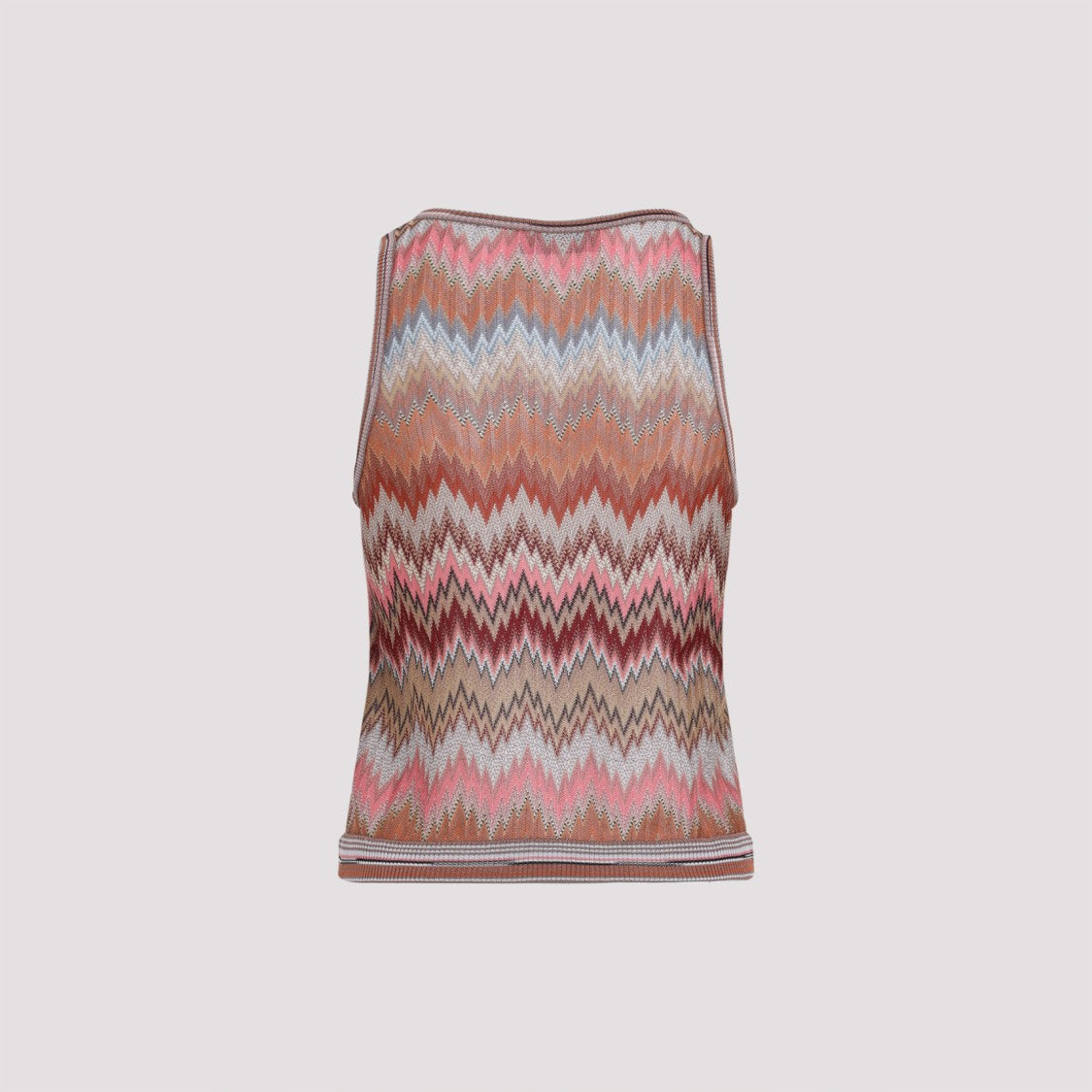 Missoni Zigzag Pattern Viscose Sleeveless Top