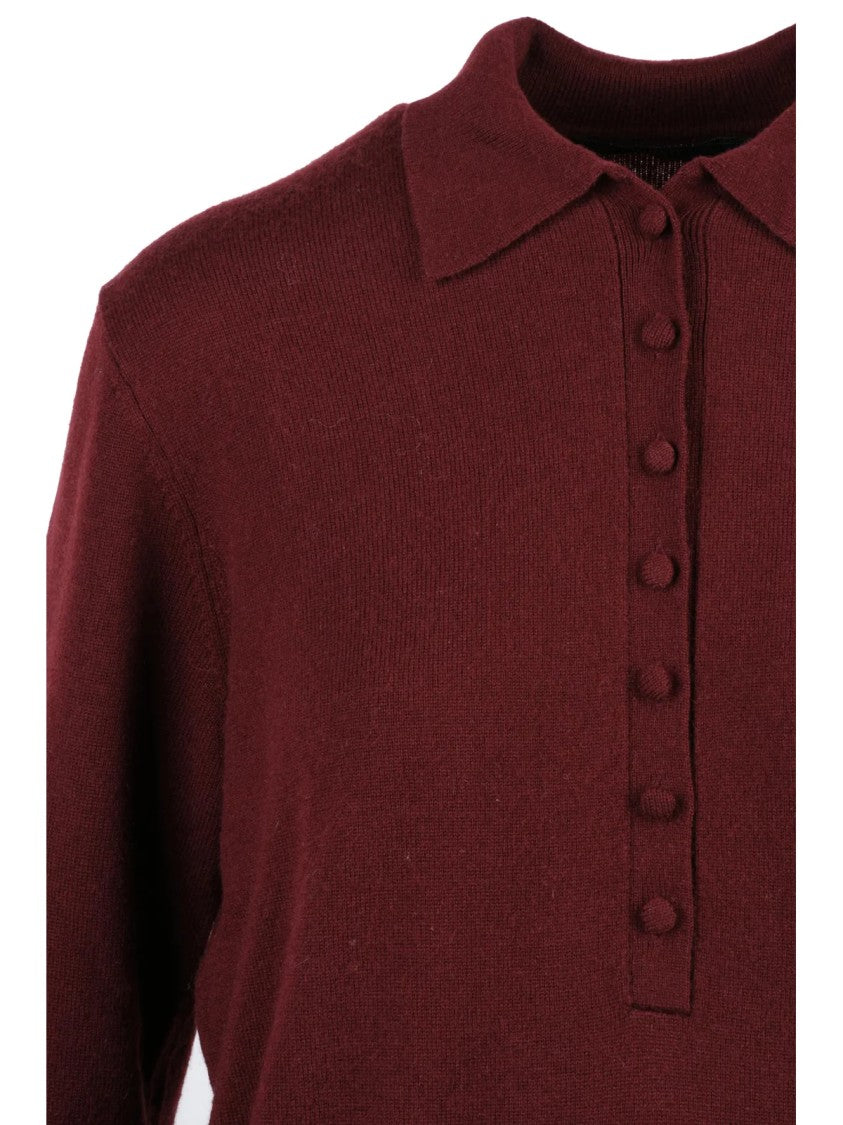 Seventy Knit Polo Shirt With Classic Collar And Buttoned Placket