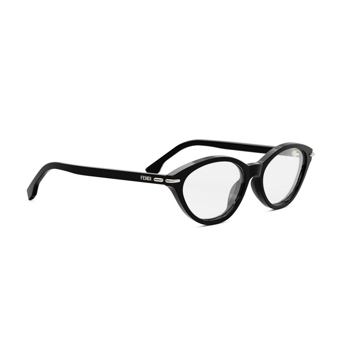Fendi Black Selleria Acetate Cat-Eye Sunglasses