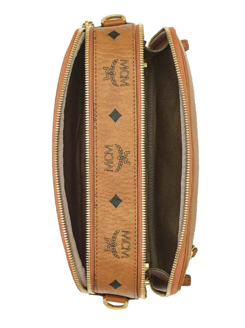 Mcm "Diamond Camera" Bag In Visetos