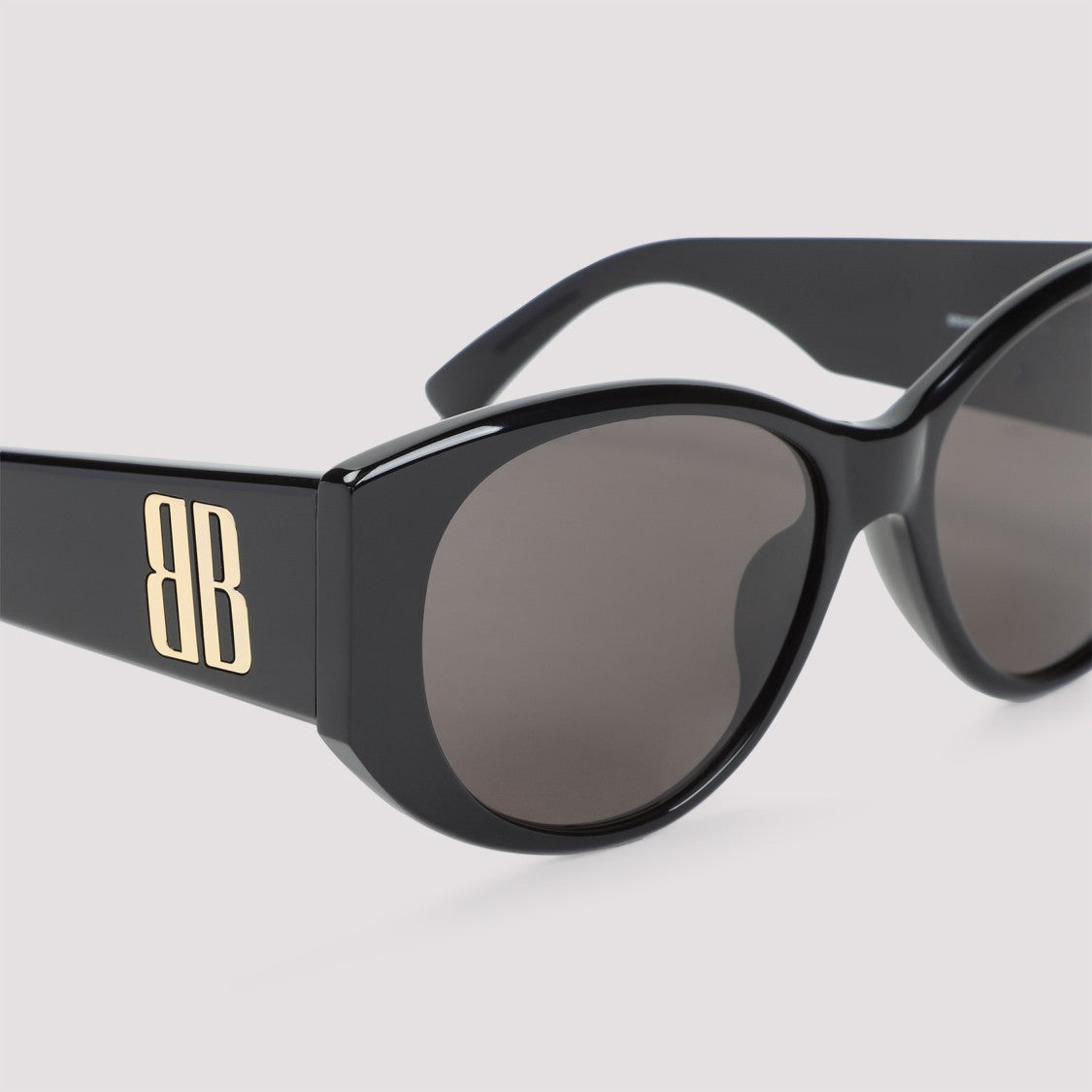 Balenciaga Cat-Eye Acetate Sunglasses With Distinctive Logo