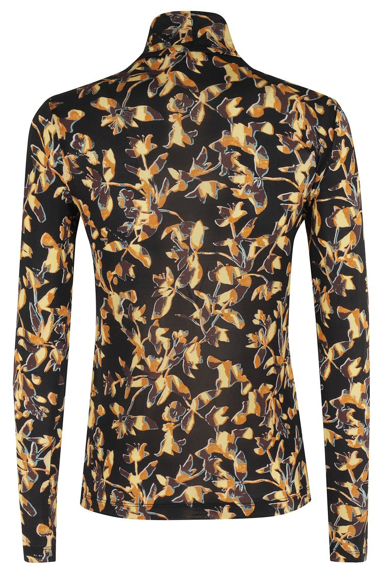 Ulla Johnson Aurelia Jersey Long Sleeve Turtleneck Top