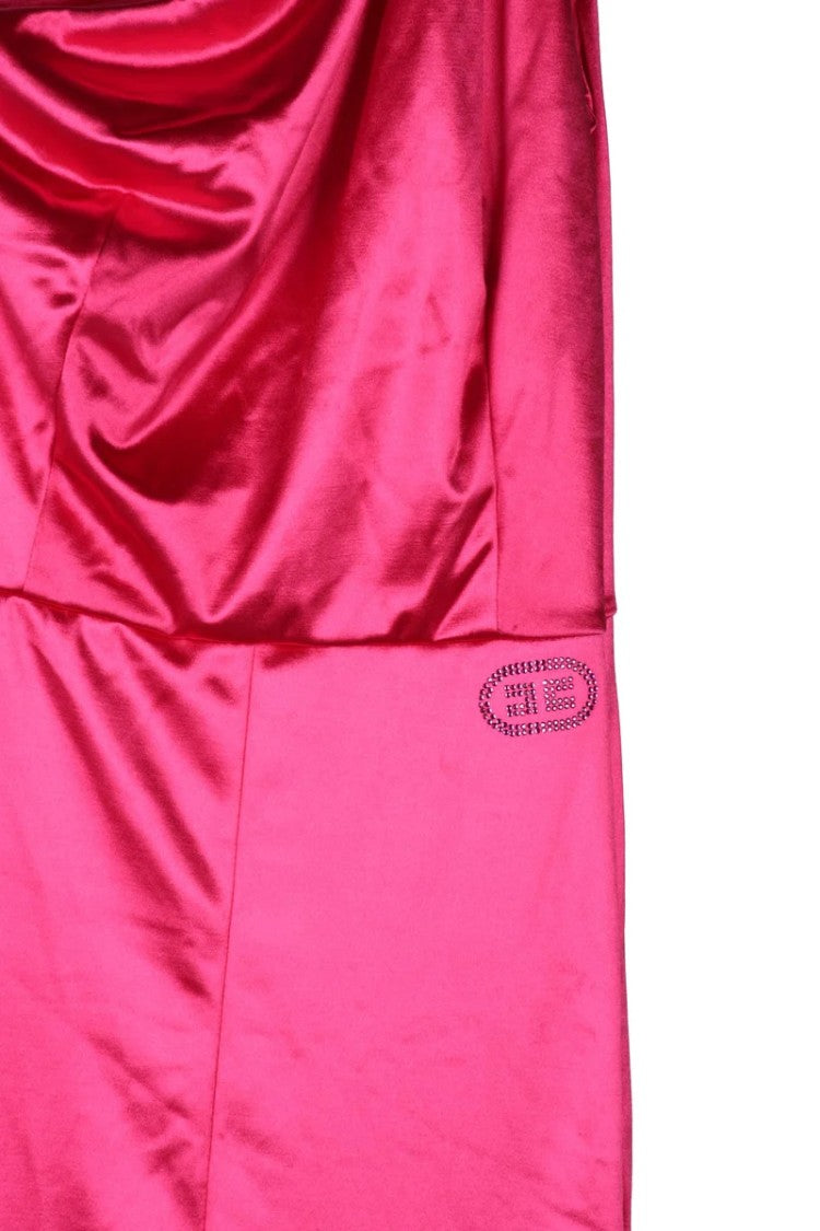 Elisabetta Franchi One-Shoulder Jumpsuit - Fuchsia