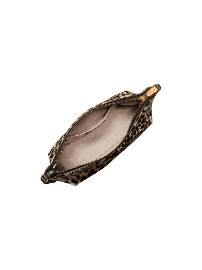 Michael Kors Ew Horizontal Leopard-Print Small Clutch