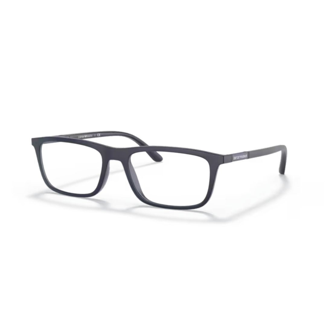 Emporio Armani 0Ea4160 Rectangular Eyeglasses And Sunglasses In Smooth Matte Finish