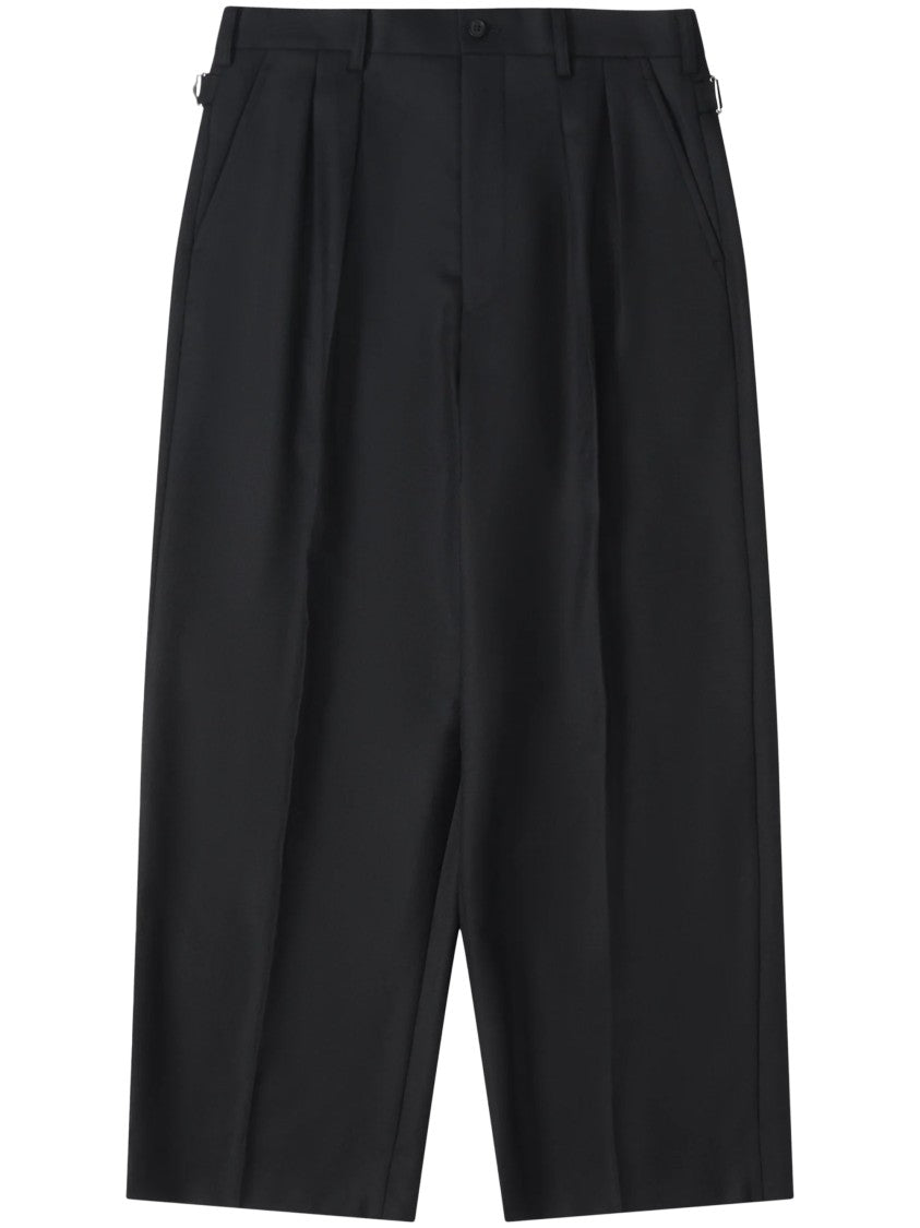 Comme Des Garçons Pleated High Waist Wide-Leg Pants