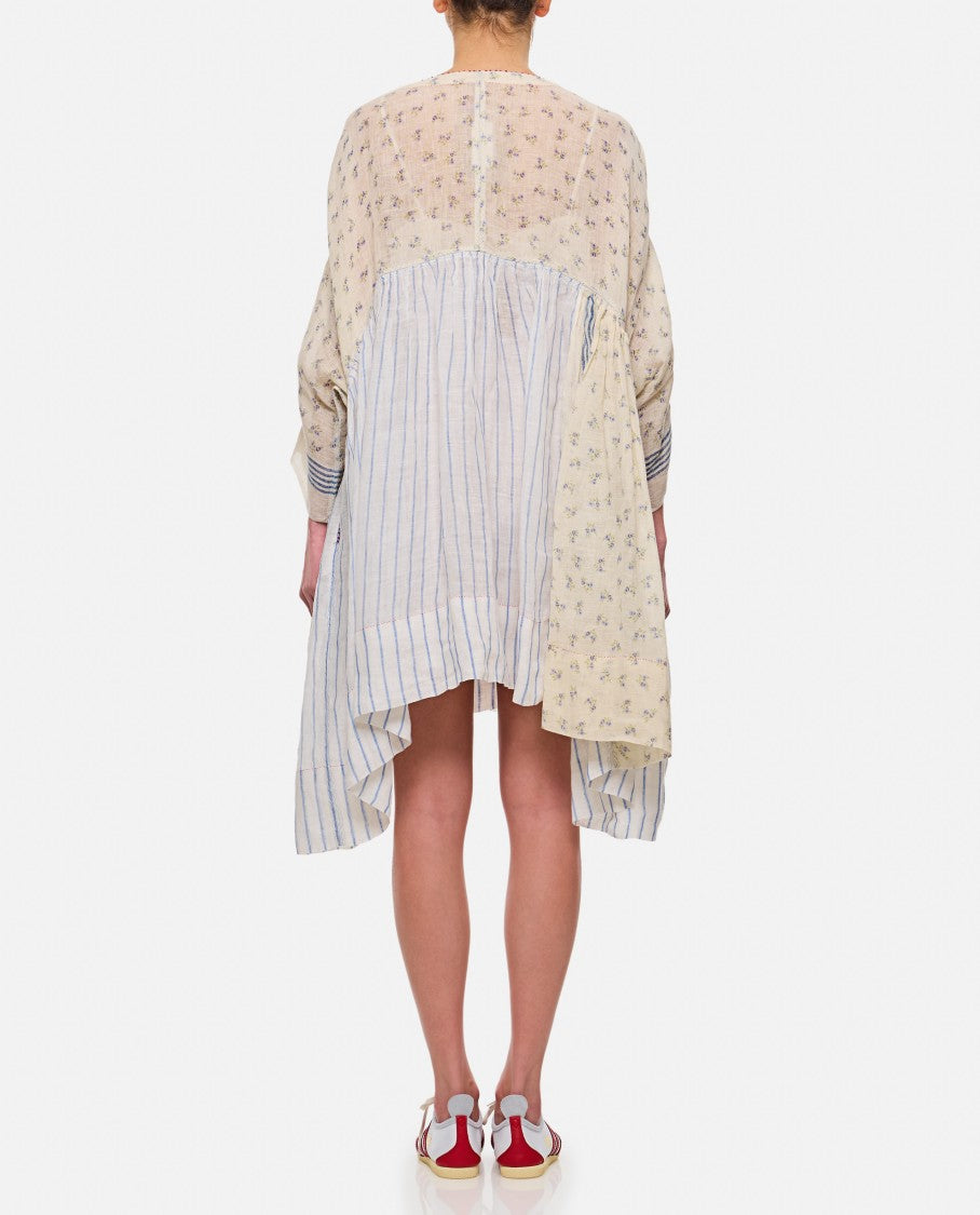 Pero Double Print Midi Dress