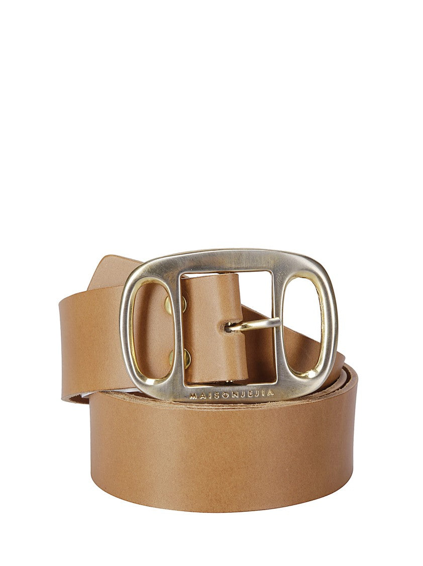 Jejia Belt With Logo Buckle – Black