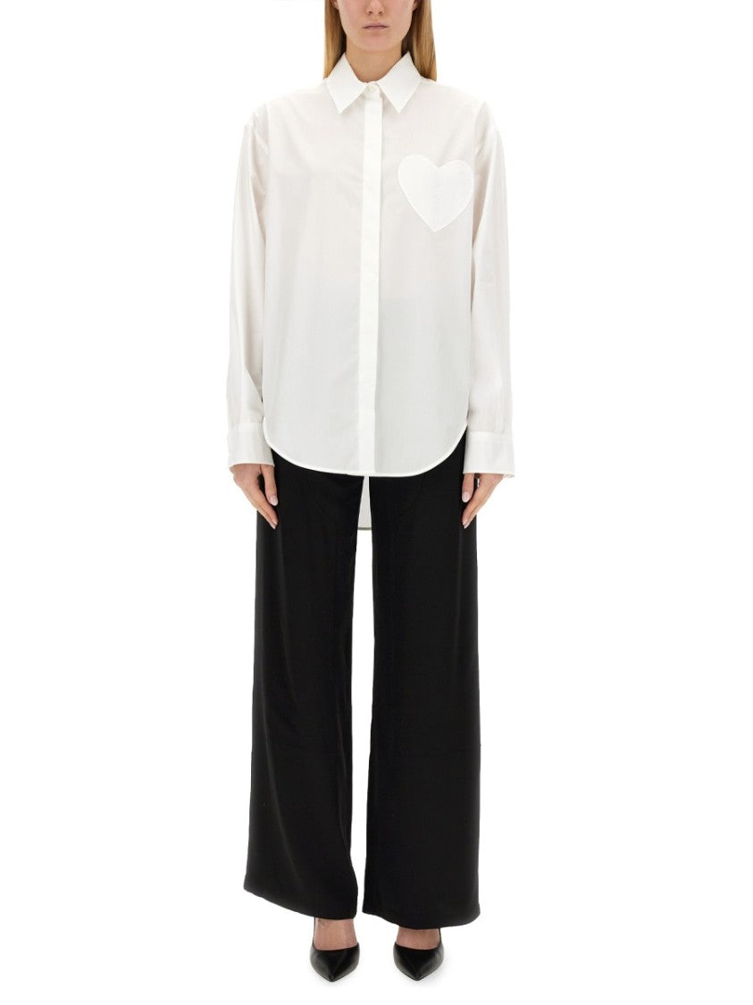 Moschino Heart Patch Shirt