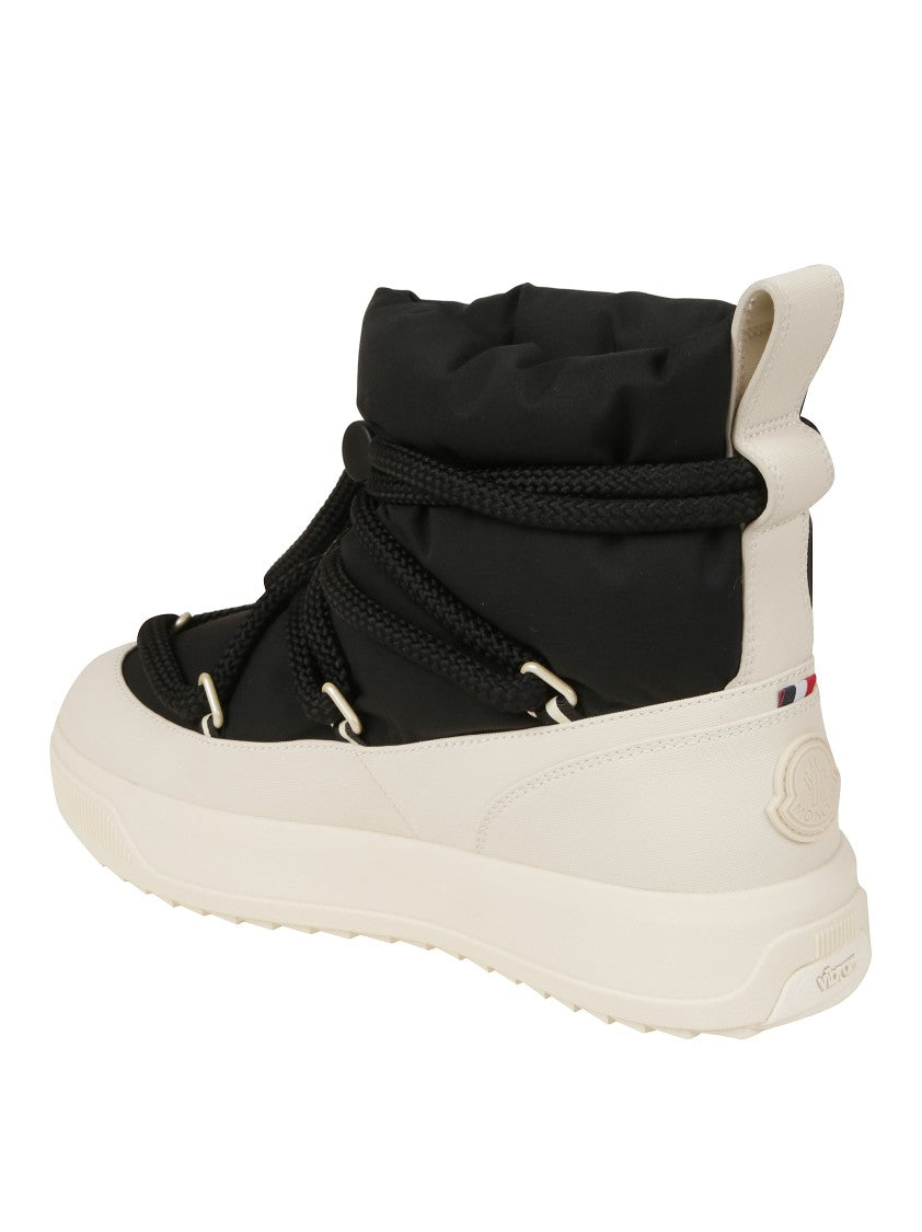 Moncler Black Boots With Sturdy Sole