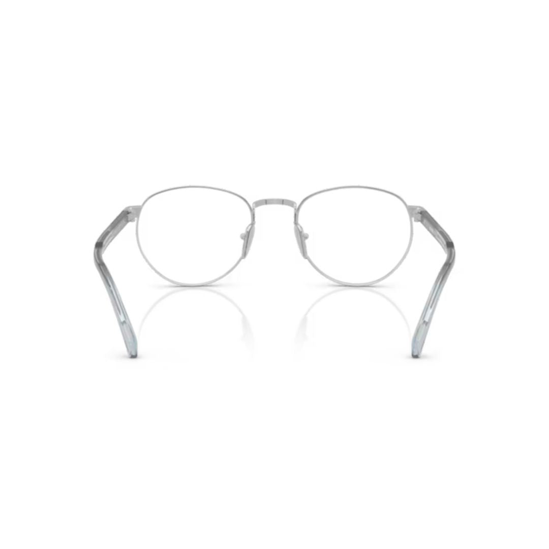 Prada B52v Vista Silver Metal Frame Eyeglasses