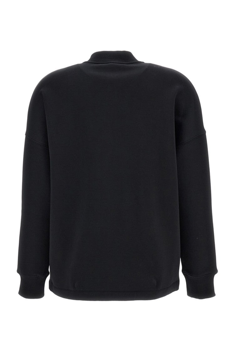 Max Mara Bomber-Style Jacket With Ribbed Details And Zip Closure