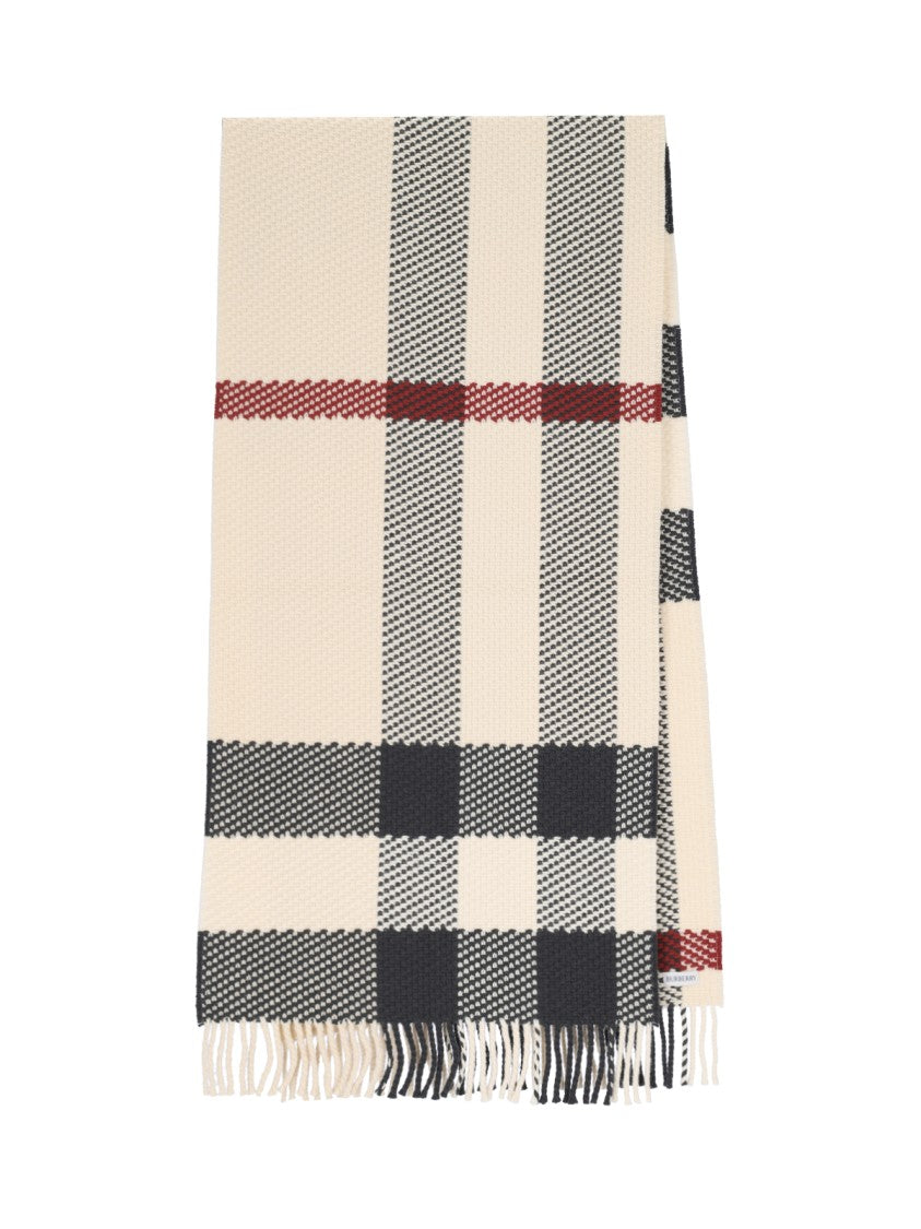 Burberry Check Scarf – Beige
