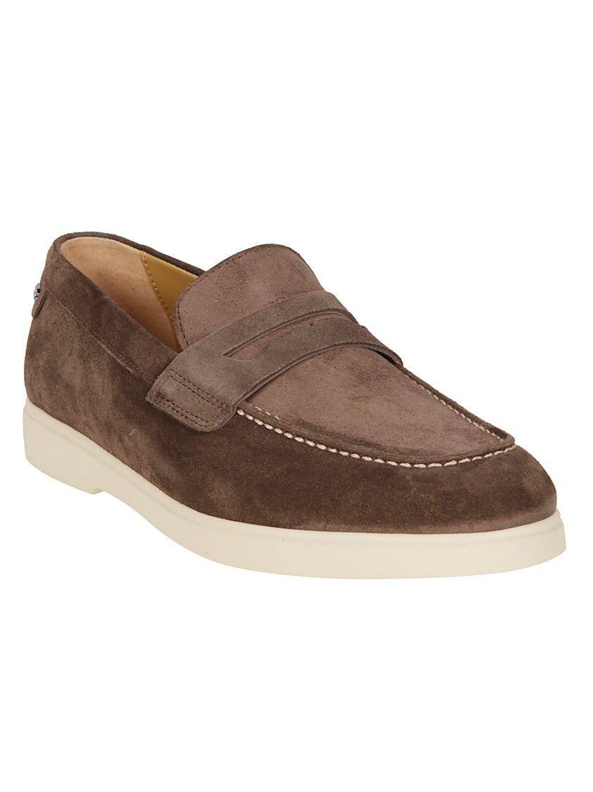 Baldinini Suede Classic Penny Loafers