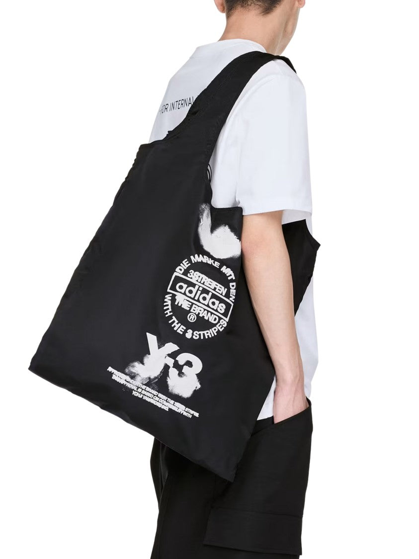 Y-3 Spacious Black Tote Bag