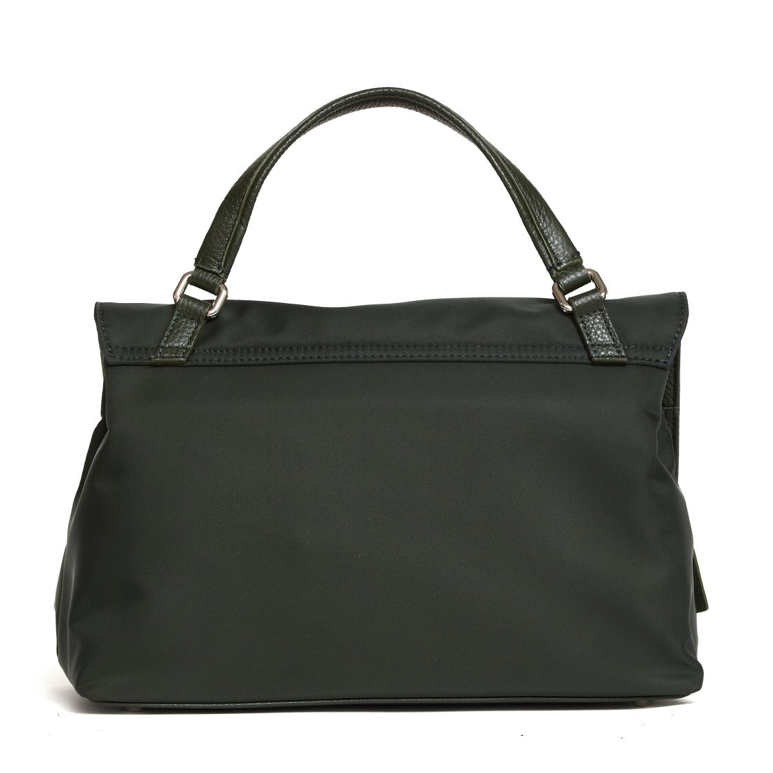 Zanellato Nickel Vitello Leather Small Postina Shoulder Bag