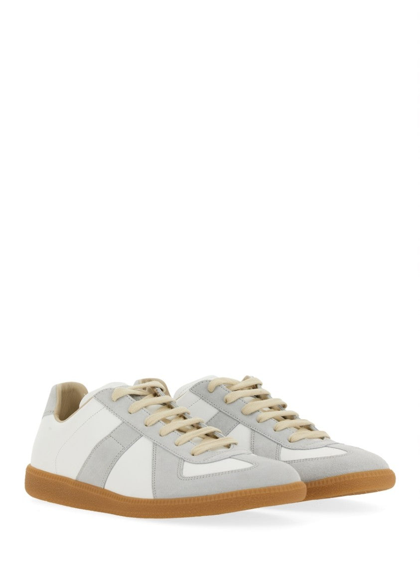 Maison Margiela Replica Leather Suede Overlays Sneakers