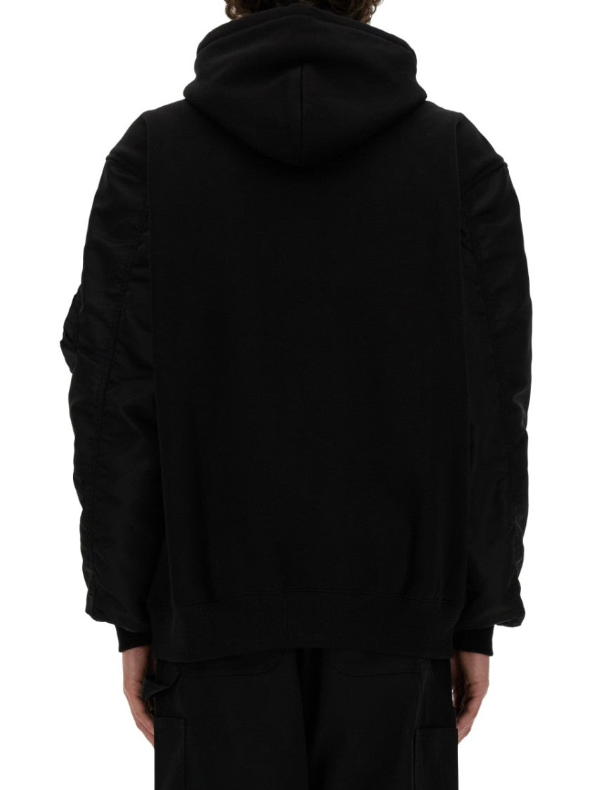 Junya Watanabe Oversized Black Sweatshirt