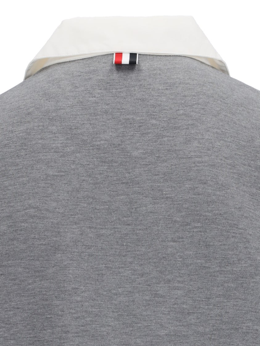 Thom Browne "Rugby" Polo Shirt – Gray
