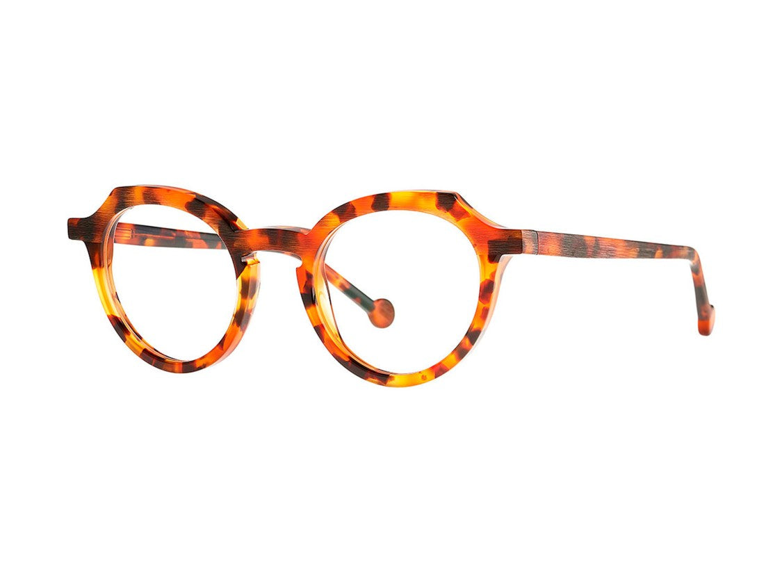 Theo Tortoiseshell Cape Vulture Acetate Round Eyeglasses