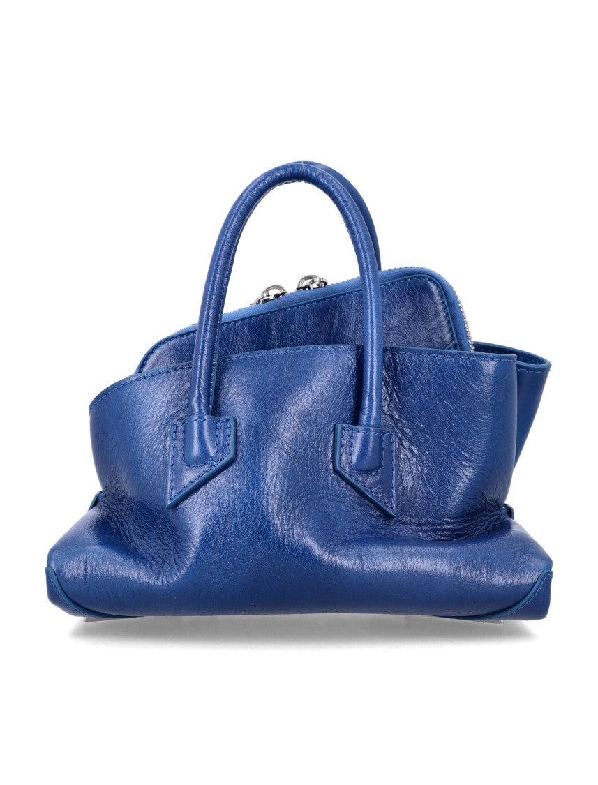The Attico La Passeggiata Mini Leather Top Handbag Bag