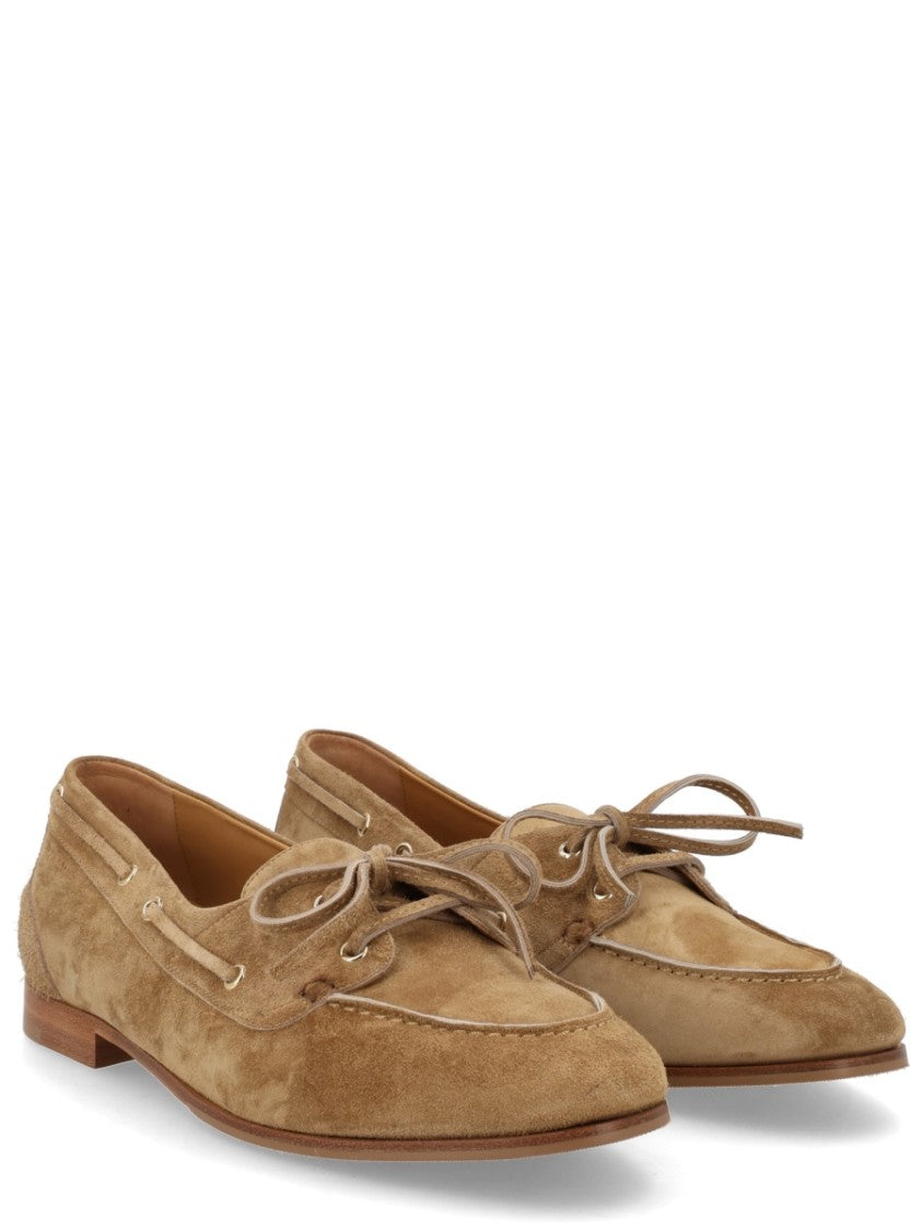 Bally Plum Leather Suede Moccasin Loafers