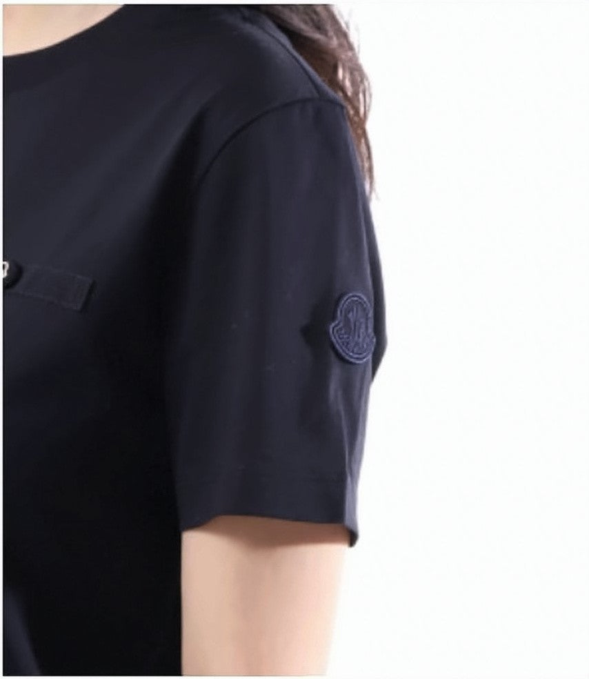 Moncler Short-Sleeved Crew Neck T-Shirt With Flap Details