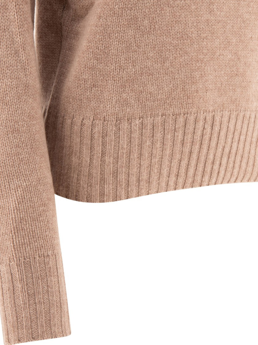 Ines De La Fressange Regular-Fit Ribbed Knit Sweater In Luxurious Wool-Cashmere Blend
